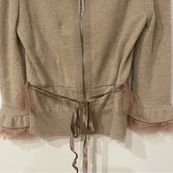 Vintage Marc Jacobs Fitted Cashmere Blouse with Back Zipper  - Grey - Picture 11 of 13